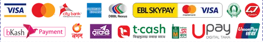 Accepted payment methods: bKash, Nagad, Rocket
